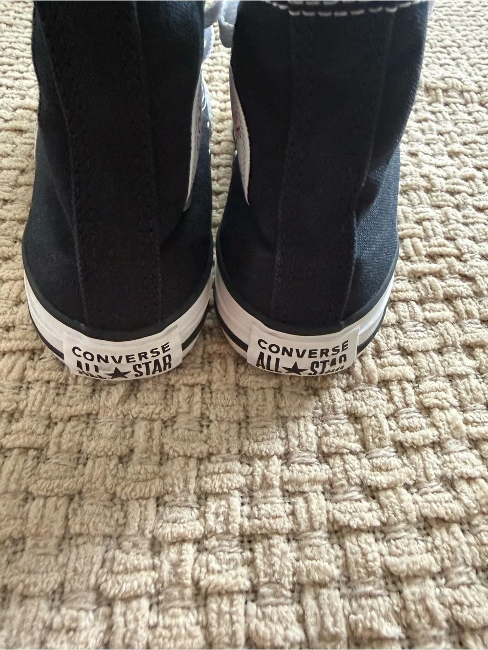Converse Kids Black and White High-Top Sneakers